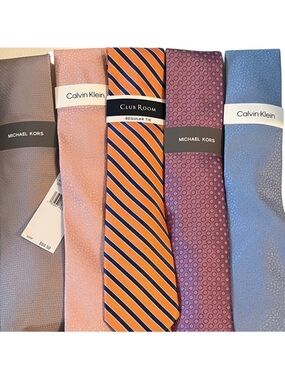 Men’s Designer Tie Bundle Calvin Klein + More Mystery Set
